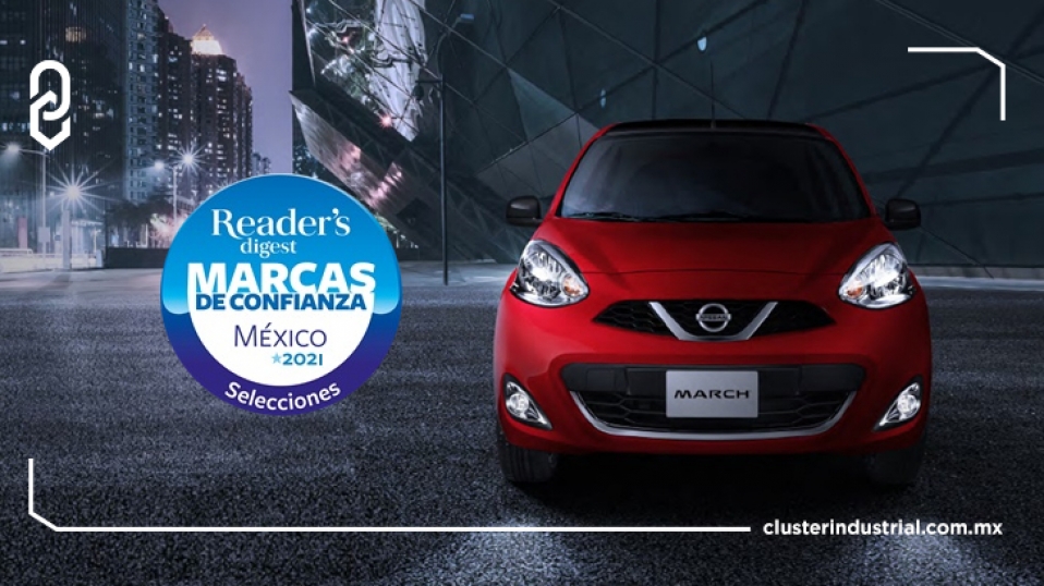  Cluster Industrial – Nissan March es galardonado con el premio Auto  Compacto de Mayor Confianza