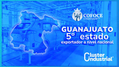 Cluster Industrial - COFOCE: Guanajuato mantiene su quinto lugar como estado exportador a nivel nacional