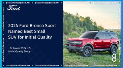 Cluster Industrial - Ford Bronco Sport brilla en Estudio de Calidad Inicial de J.D. Power 2024