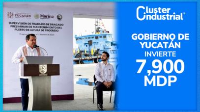 Cluster Industrial - Gobierno de Yucatán invierte 7,900 MDP en ampliar el Puerto de Altura de Progreso