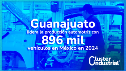 Cluster Industrial - Guanajuato impone récord de producción automotriz en México con 896 mil vehículos en 2024