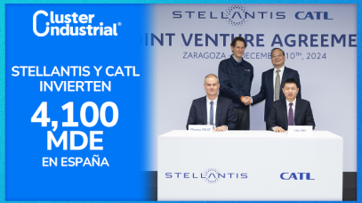 Cluster Industrial - Stellantis y CATL invertirán 4,100 MDE en planta de baterías LFP en España