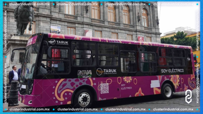 Cluster Industrial - Taruk, el primer autobús eléctrico 100% mexicano, inicia pruebas en CDMX