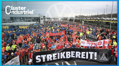 Cluster Industrial - Trabajadores de Volkswagen en Alemania inician paros por potenciales recortes