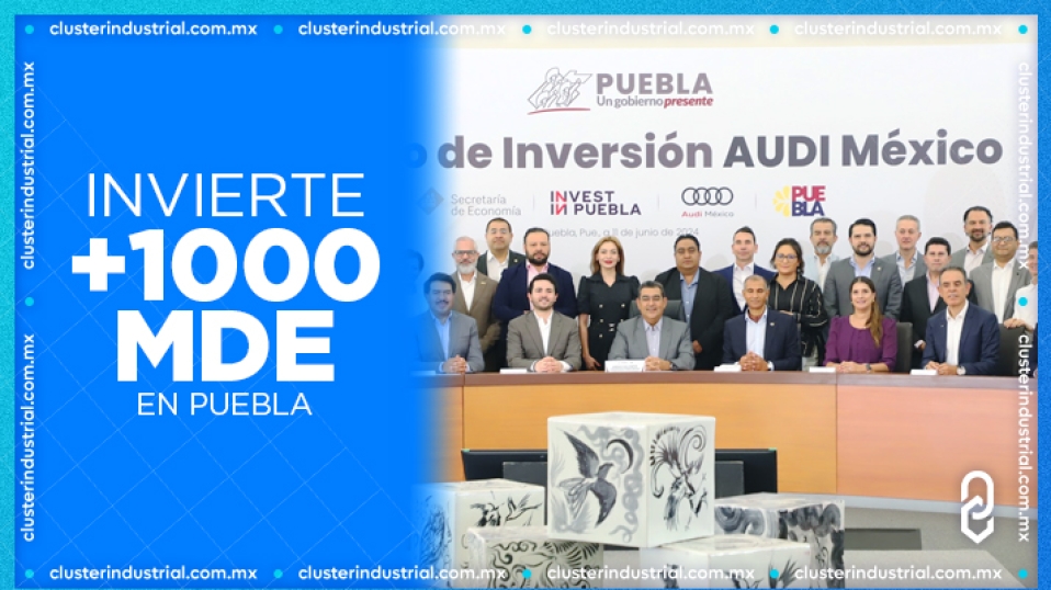 Cluster Industrial - Audi México anuncia inversión de 1,000 MDE en Puebla para fabricar vehículos eléctricos