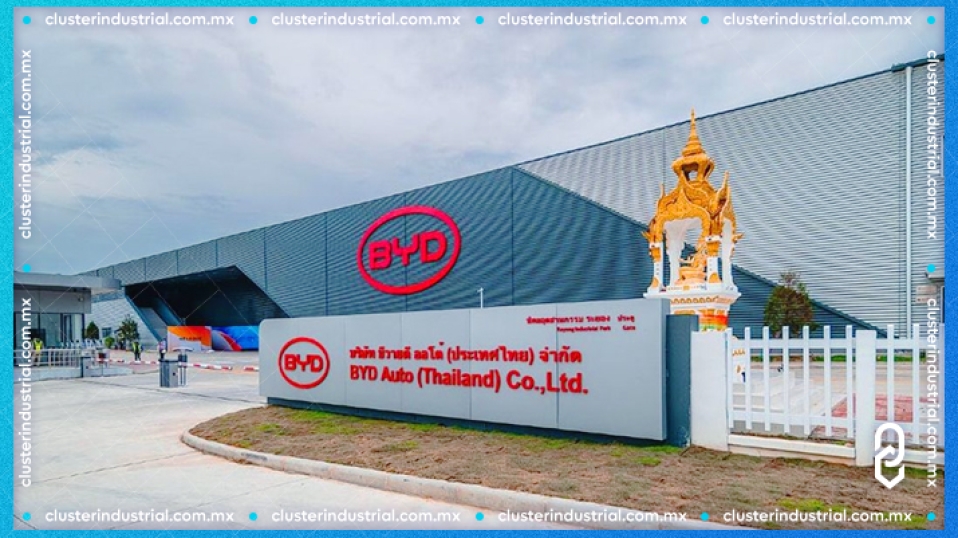 Cluster Industrial - BYD inaugura su primera fábrica de vehículos eléctricos en Tailandia