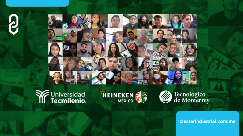 Cluster Industrial - Celebran Tecmilenio, Tec de Monterrey y HEINEKEN México 11 años de becar a jóvenes talentosos