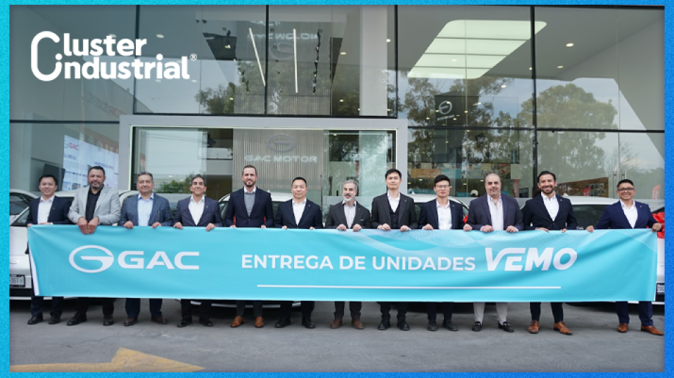 Cluster Industrial - GAC y VEMO entregan 24 vehículos eléctricos y potencian la movilidad limpia en México