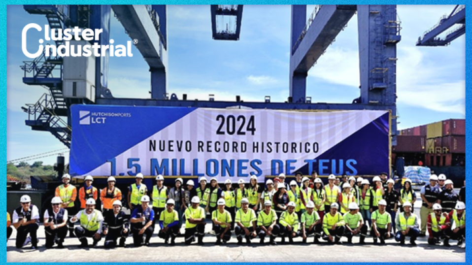 Cluster Industrial - Hutchison Ports LCT rompe récord con 1.5 millones de TEUs en 2024