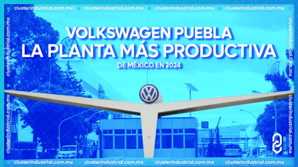 Cluster Industrial - La planta de Volkswagen en Puebla es la más productiva del país en 2024