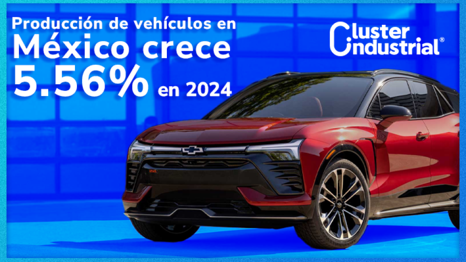 Cluster Industrial - Producción de autos en México crece 5.56% y roza los 4 millones en 2024