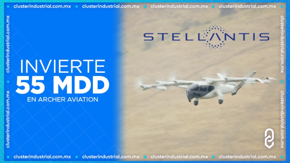 Cluster Industrial - Stellantis invierte 55 MDD en Archer Aviation tras prueba de vuelo exitosa