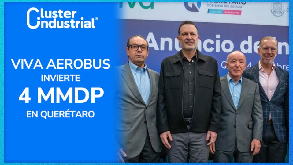 Cluster Industrial - Viva Aerobus invierte 4 MMDP en Querétaro para nuevo taller de mantenimiento