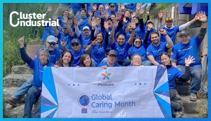 Ford de México realiza 8 proyectos sociales durante Global Caring Month 2024