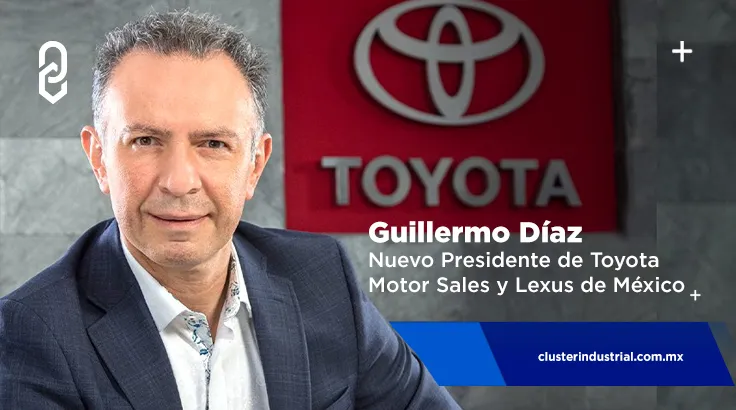 Toyota nombra a Guillermo Díaz como nuevo Presidente de Toyota Motor Sales y Lexus de México