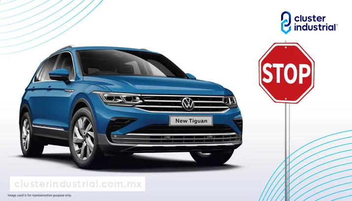 Volkswagen México detiene producción de Tiguan hasta el 21 de mayo por falta de componentes