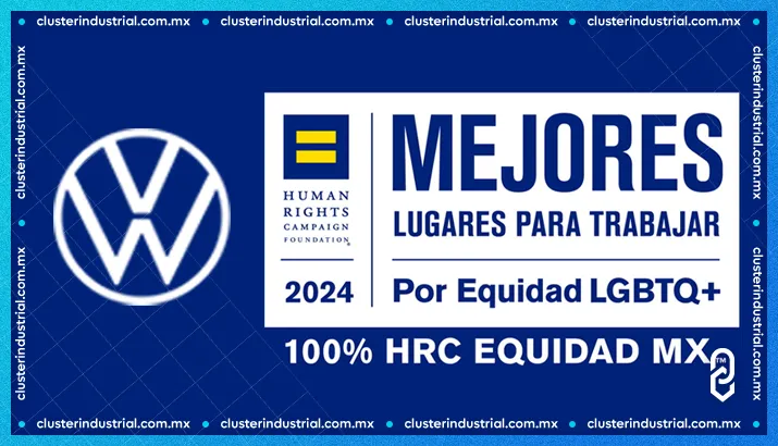 Volkswagen de México: reconocida por HRC entre los Mejores Lugares para Trabajar LGBTQ+