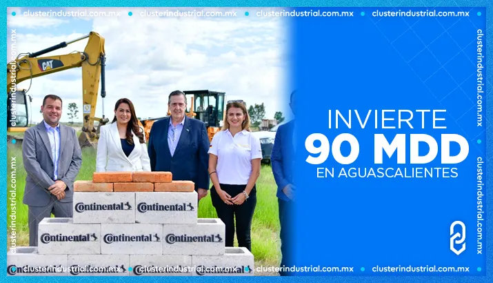 Continental coloca la primera piedra de nueva planta en Aguascalientes con inversión de 90 MDD