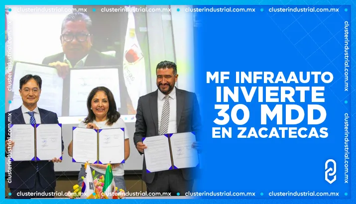 Proveedor coreano, MR InfraAuto, invertirá 30 MDD para una nueva planta en Zacatecas