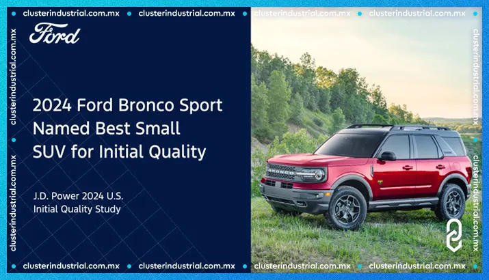 Ford Bronco Sport brilla en Estudio de Calidad Inicial de J.D. Power 2024