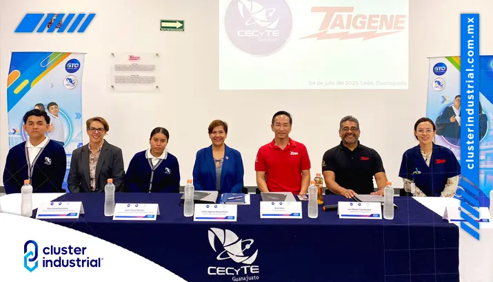 CECyTE Guanajuato fortalece la Educación Dual en alianza con Taigene México