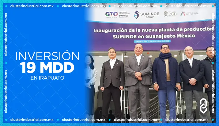 Suminoe inaugura expansión en Irapuato con inversión de 19 MDD