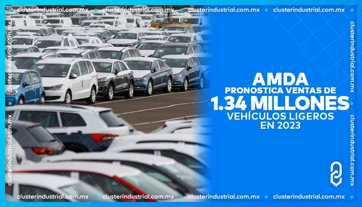 AMDA pronostica ventas de 1.34 millones de vehículos ligeros en 2023