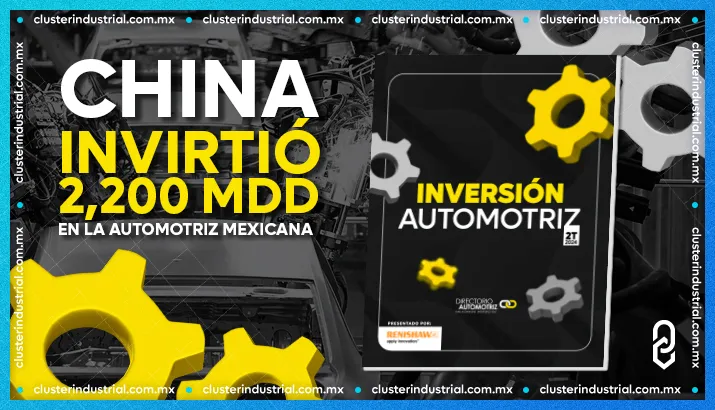 China invirtió 2,200 MDD en la industria automotriz mexicana en el primer semestre de 2024