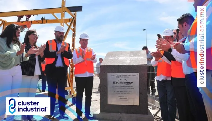 Colocan la primera piedra del Parque Industrial Sky Bridge en Sonora