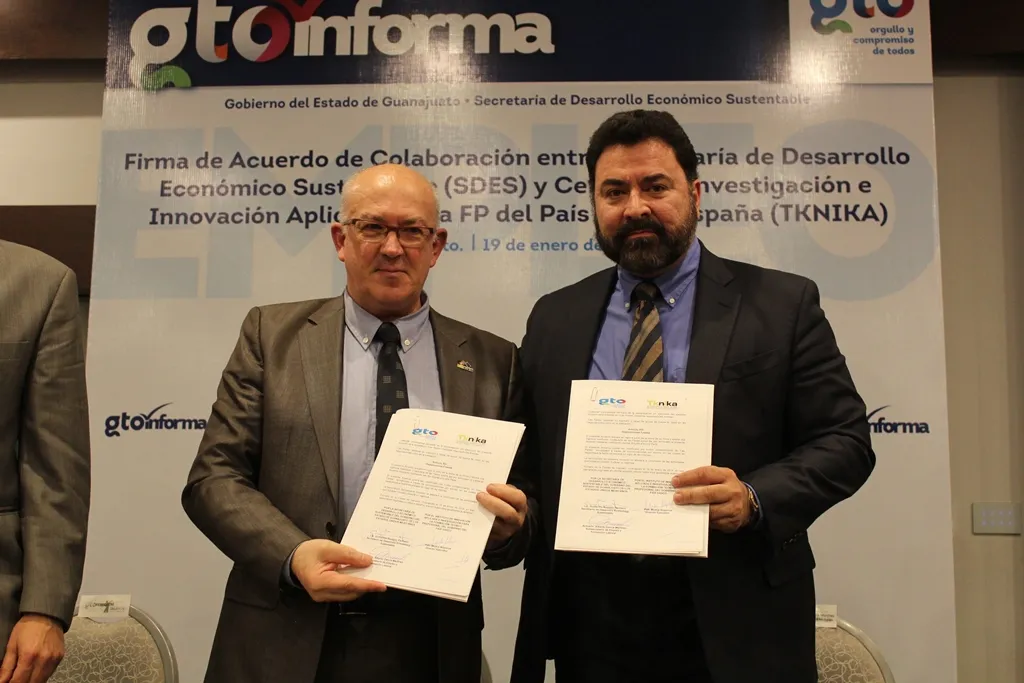 Firma sdes acuerdo para fortalecer la capacitación en Guanajuato