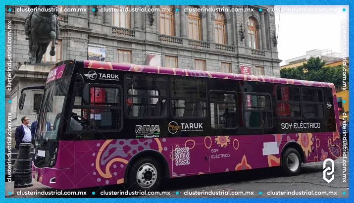 Taruk, el primer autobús eléctrico 100% mexicano, inicia pruebas en CDMX