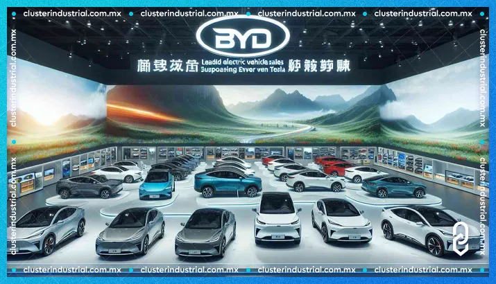 BYD desbanca a Tesla como líder mundial en ventas de vehículos eléctricos