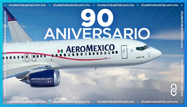 Aeroméxico proyecta un 2024 de expansión y modernización en su 90 aniversario