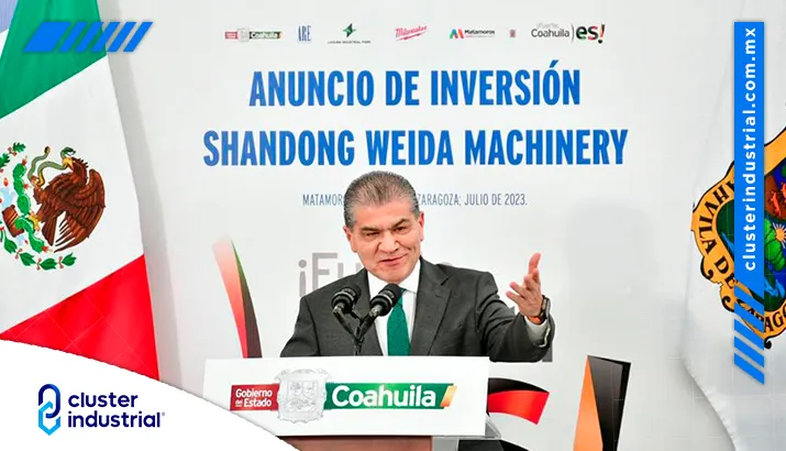 Shandong Weida Machinery invierte 15 MDD en Coahuila