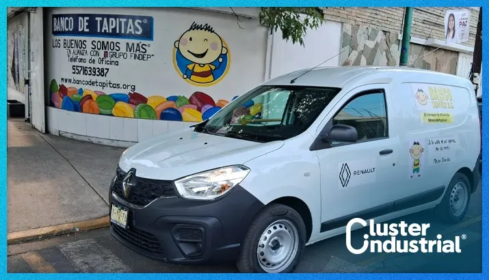 Renault México recolecta más de 3 toneladas de tapidas para luchas contra el cáncer infantil