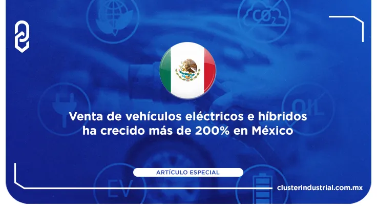 Venta de vehículos eléctricos e híbridos ha crecido más de 200% en México