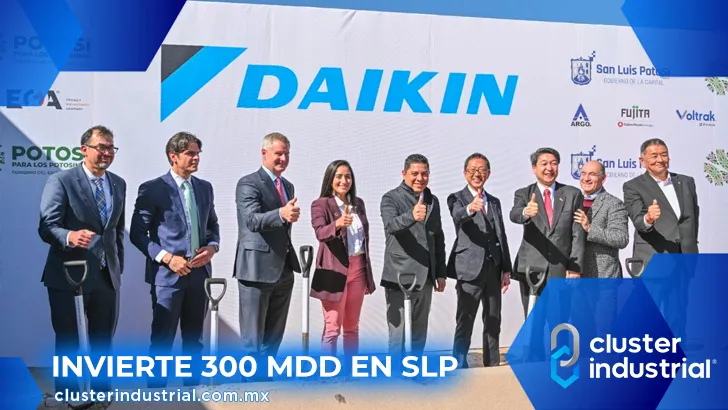 Daikin coloca primera piedra de dos nuevas plantas en SLP; invierten 300 MDD