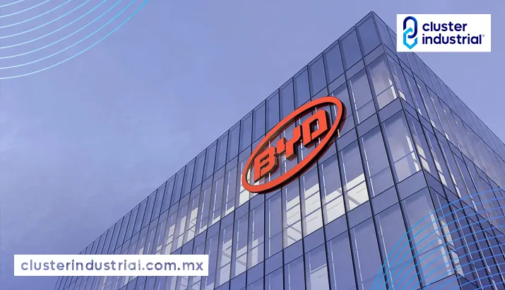 BYD invierte 290 MDD para construir una planta de componentes para baterías en Chile