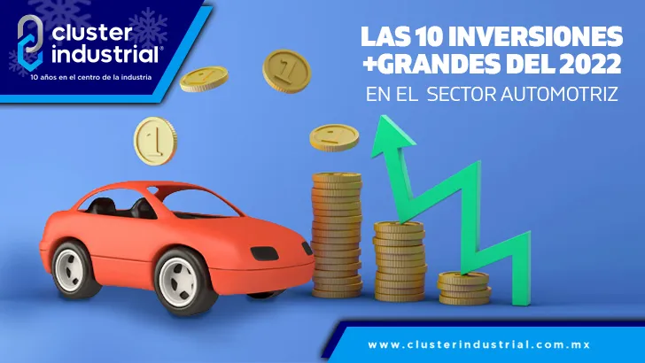 Top 10: las inversiones más grandes del sector automotriz en 2022