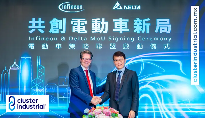 Infineon y Delta Electronics colaborarán para impulsar electromovilidad