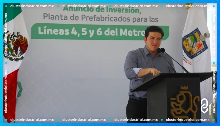 A Nuevo León llega inversión de 3 MMDP para planta de prefabricados para líneas del metro