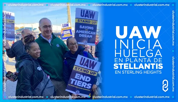 UAW se va contra la planta de Stellantis en Sterling Heights; extiende huelga