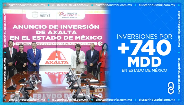 EDOMEX atrae inversiones en sector automotriz y parques industriales por más de 747 MDD