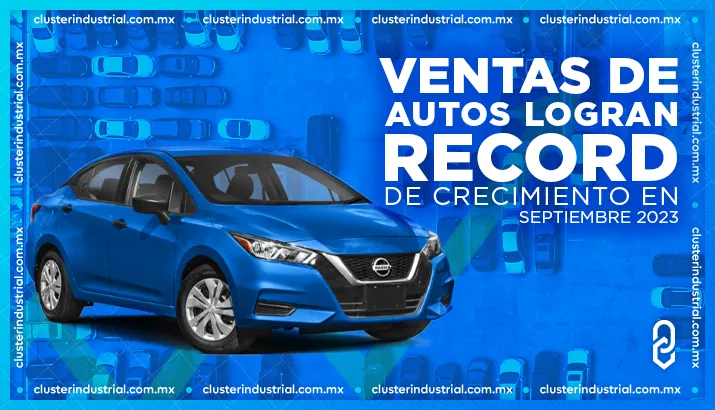 Ventas de autos en México logran su mejor crecimiento del año con 35% en septiembre