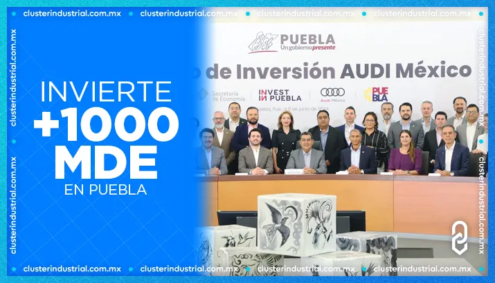 Audi México anuncia inversión de 1,000 MDE en Puebla para fabricar vehículos eléctricos