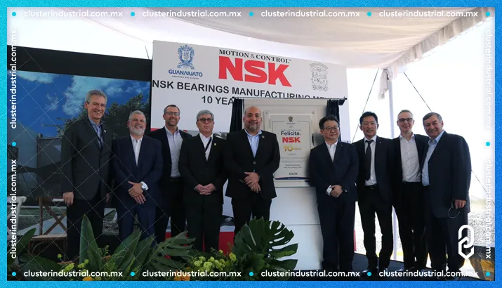 NSK celebra 10 años en Guanajuato con inversión acumulada de 666 MDD y expansión en curso