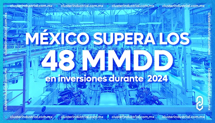 México asegura más de 48 MMDD en inversiones durante los primeros siete meses de 2024