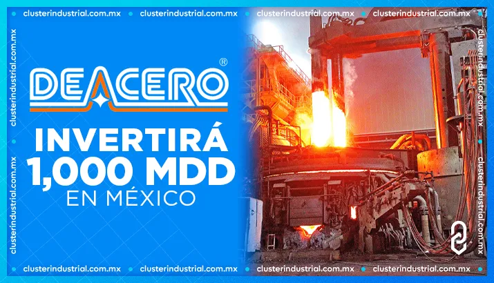 DEACERO invertirá 1,000 MDD para fortalecer su presencia en México