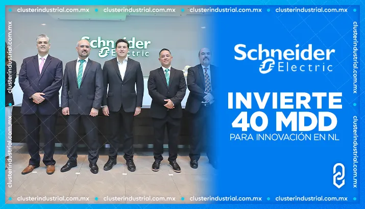 Invierte Schneider Electric 40 MDD para Innovación en Nuevo León