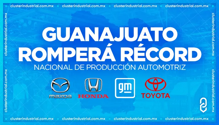 Guanajuato se encamina a nuevo récord nacional en producción de automóviles